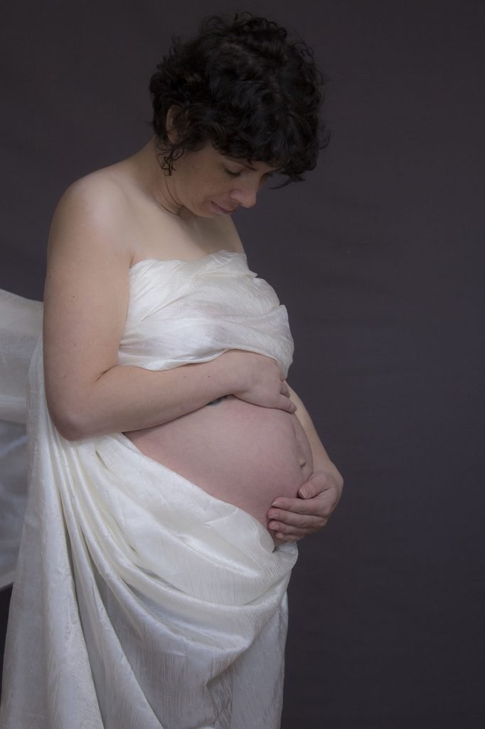woman, pregnancy, belly