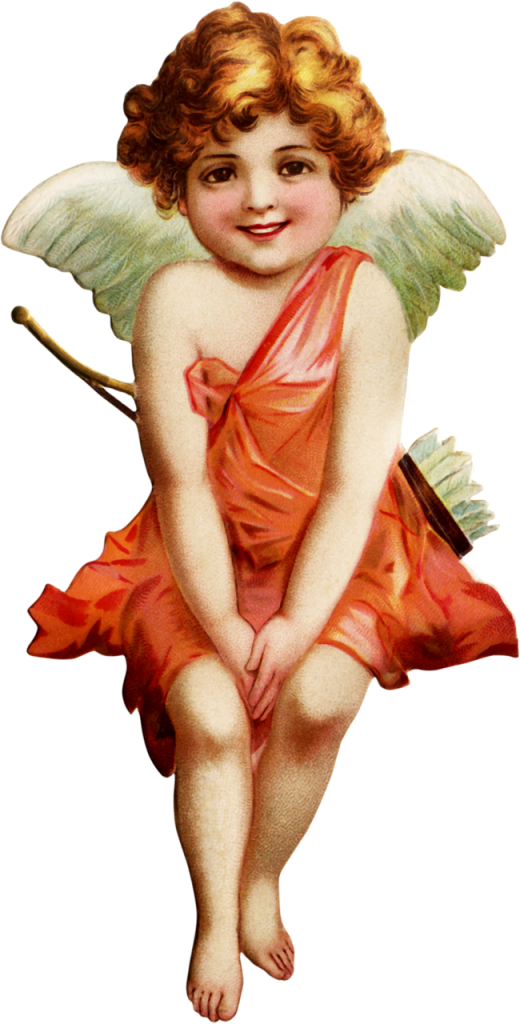 angel, cherub, vintage