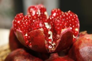 pomegranate, fruit, food