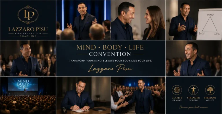 Lazzaro Pisu at the Mind Body Convention NewYork.webp